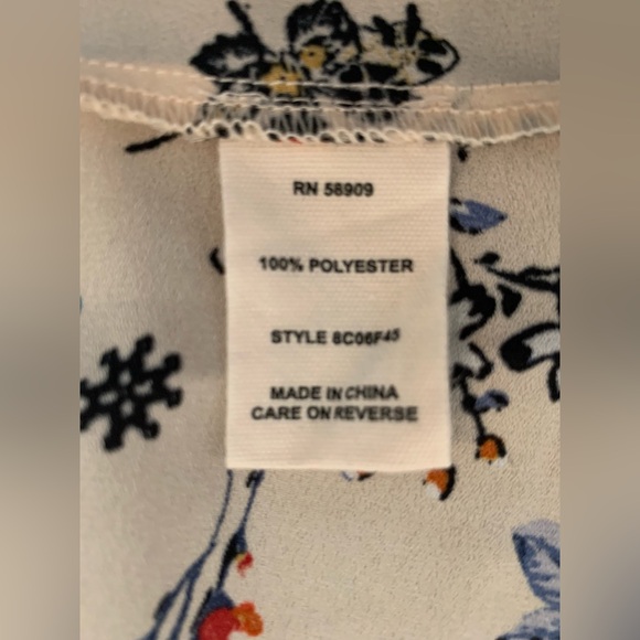 Chelsea & Violet Kimono Duster Asian Floral Boho Chic Lightweight Size Large - Picture 5 of 9